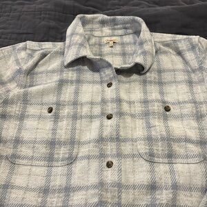 Faherty Legend sweater shirt, size XL. Warm overshirt / shacket / flannel